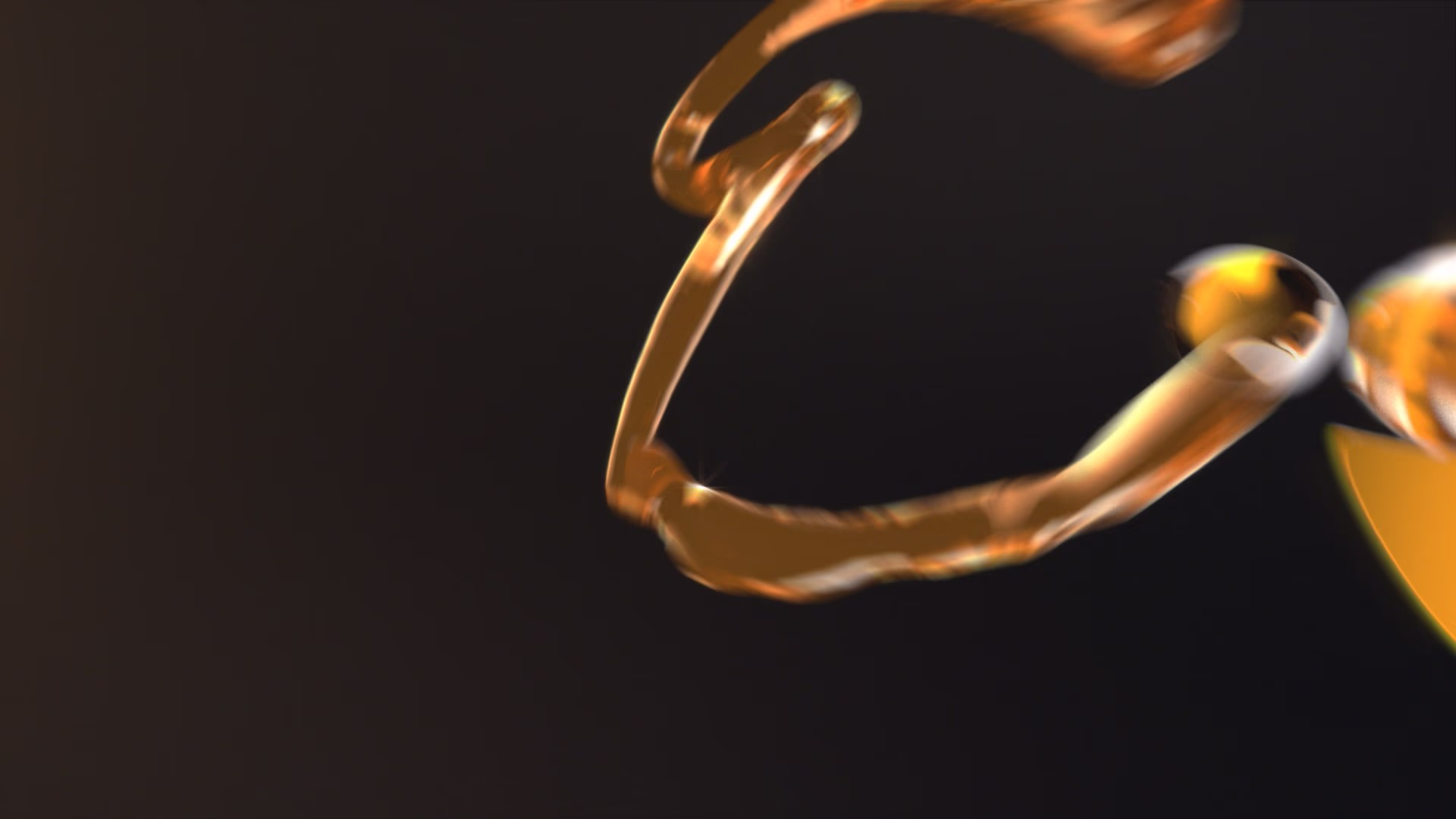 Initial fluid formation in Beelink Logo Animation