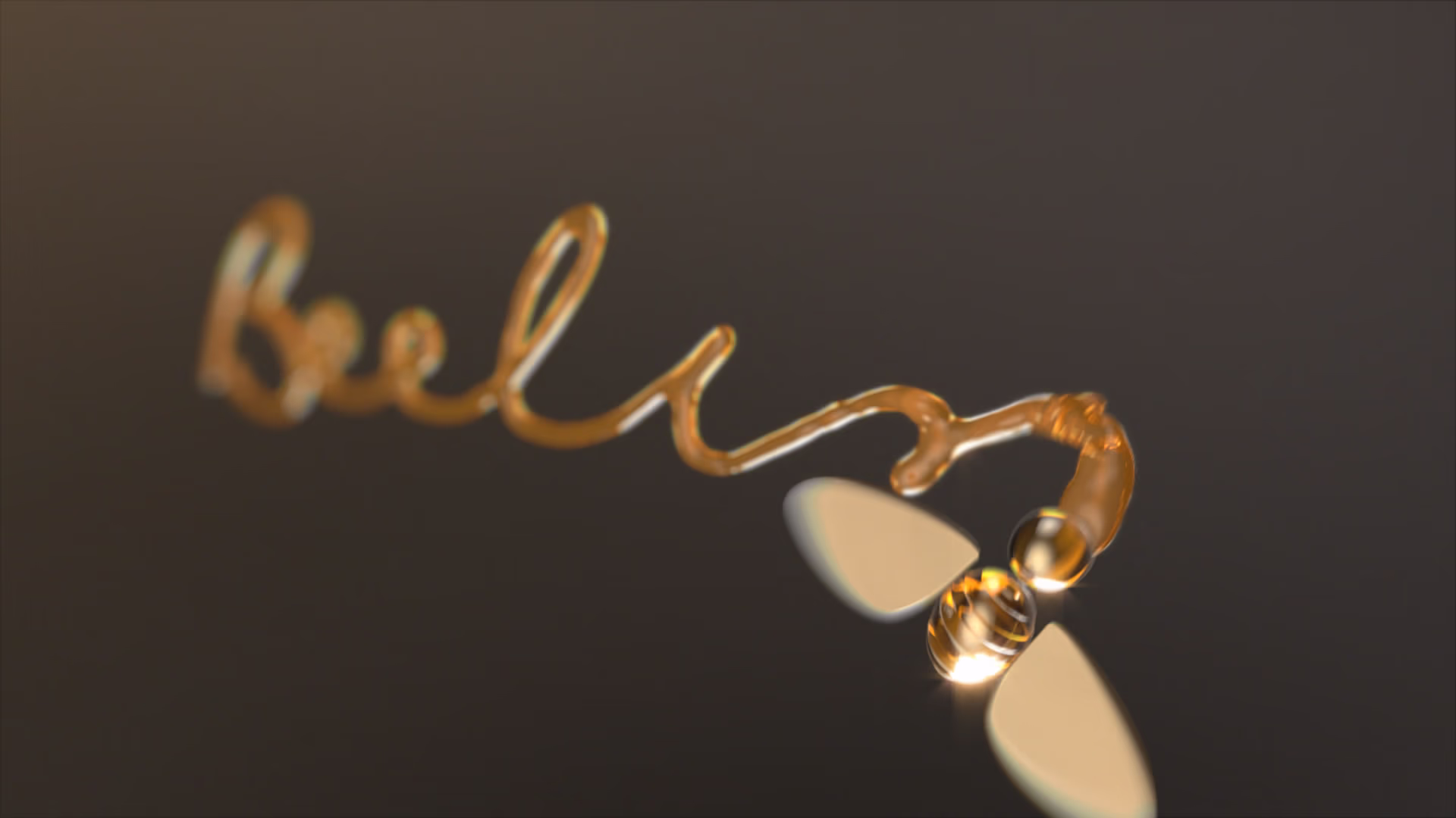 Logo emergence from fluid in Beelink Logo Animation