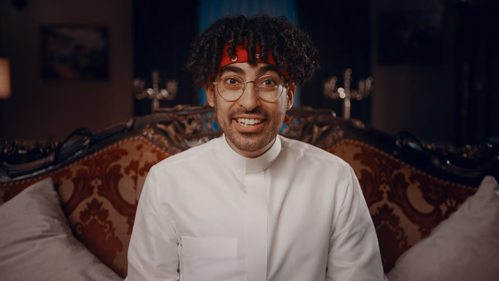 This is Disney+ Campaign featuring The Saudi Reporters in a comedic scene