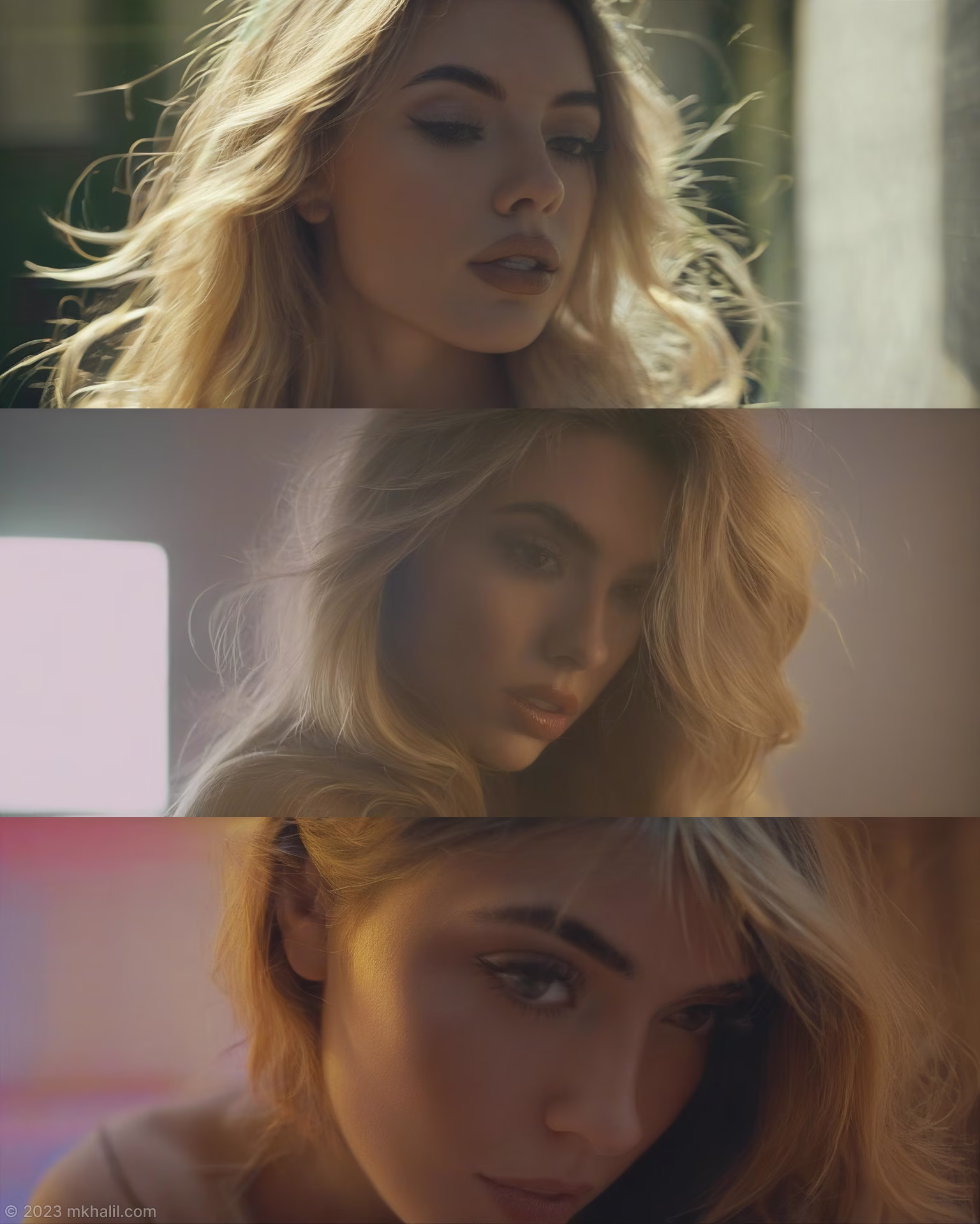 AI-generated character in a cinematic style